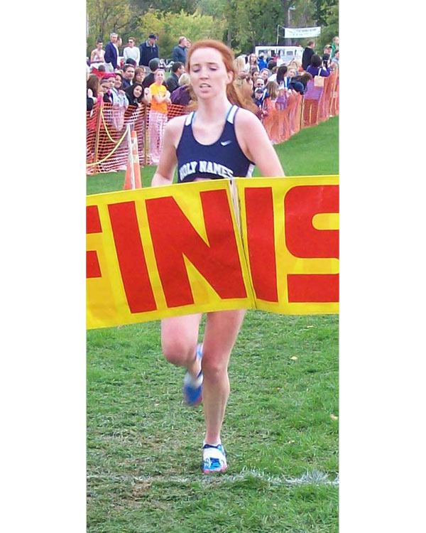 Image of the John Convertino Girls Varsity race winner Catherine Maloy from Academy of the Holy Names