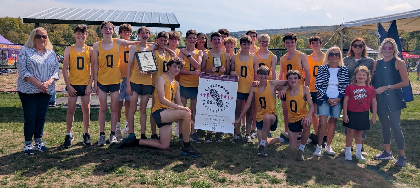 Image of the Brian Dodge Boys JV winning team Queensbury, presented by the Brian Dodge Family