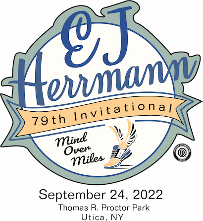 2022 E. J. Herrmann Invitational logo. "Mind Over Miles"