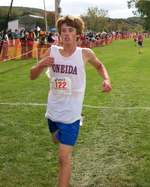 Image of the Lenny Hoffstetter Boys Modified race winner Eddie Wallace from Oneida