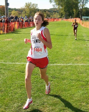 Image of the Dave D'Alessandro Girls Varsity race winner Victoria Campanian from South Lewis