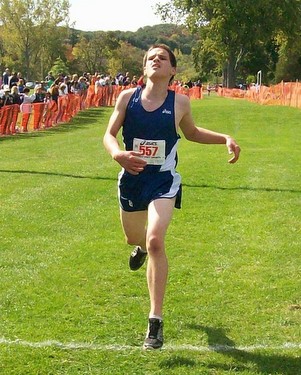 Image of the Bill DeLude Boys Varsity race winner David Richards from Cobleskill-Richmondville