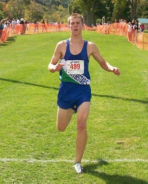 Image of the Santo Paniccia Boys Varsity race winner Chris Buchanan from Cicero-North Syracuse