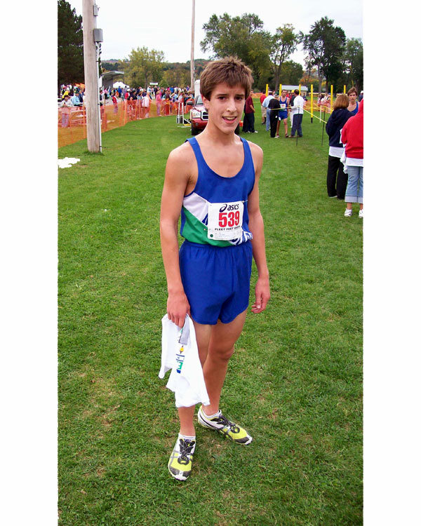 Image of the East Utica Optimist Club Boys JV race winner Eric Cialfi from Cicero-North Syracuse
