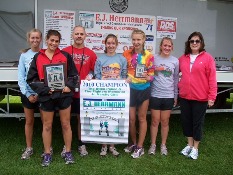 Image of the Utica Police and Fire Fighters Memorial Girls JV winning team Sauquoit Valley