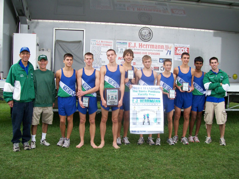 Image of the Santo Paniccia Boys Varsity winning team Cicero-North Syracuse