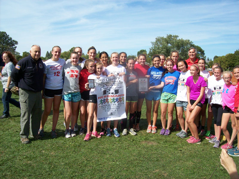 Image of the Utica Police and Fire Fighters Memorial Girls JV winning team Niskayuna