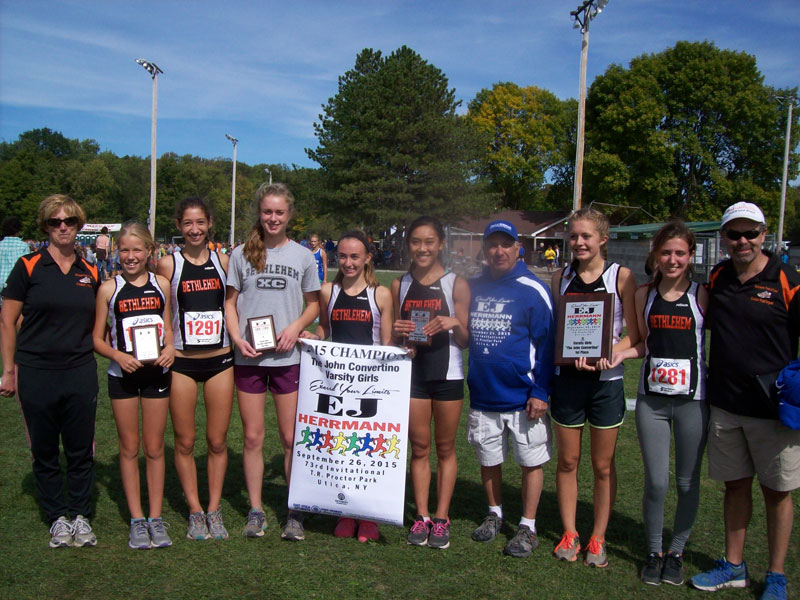 Image of the John Convertino Girls Varsity winning team Bethlehem