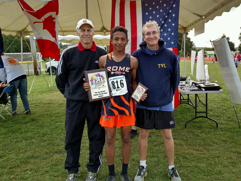 Image of the Joe Ficcaro Award award winner Davone Hernandez from Rome Free Academy