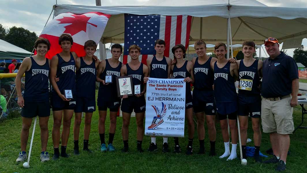 Image of the Santo Paniccia Boys Varsity winning team Suffern