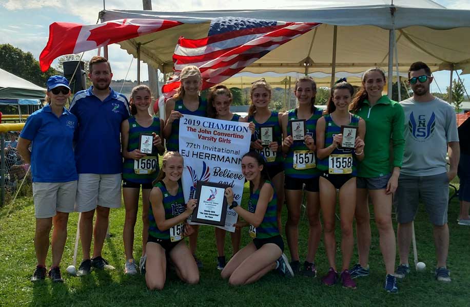 Image of the John Convertino Girls Varsity winning team Cicero-North Syracuse