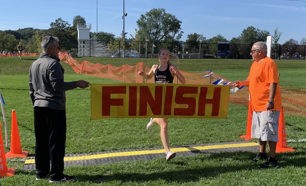 Image of the Dave D'Alessandro Girls Varsity race winner Lexi Bernard from South Lewis